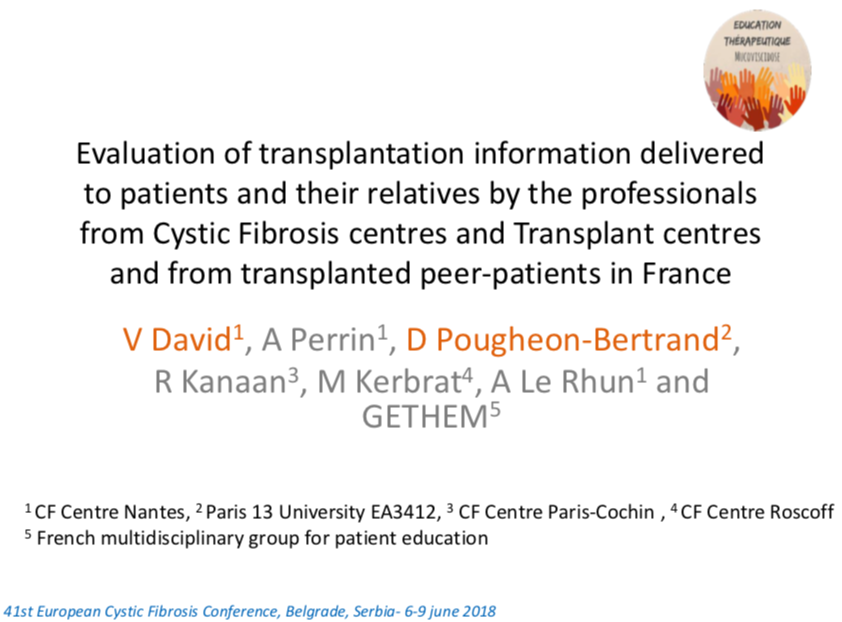 Presentation Evaluation of transplantation